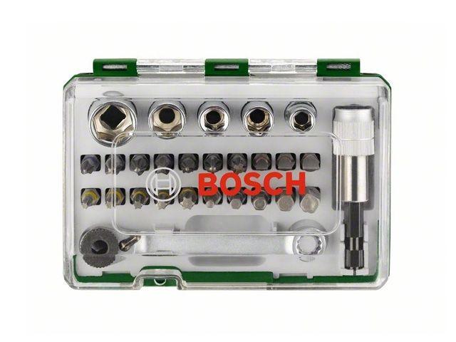 Набор бит/торц.ключей с ключом-трещоткой 27шт BOSCH
