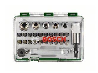 Набор бит/торц.ключей с ключом-трещоткой 27шт BOSCH
