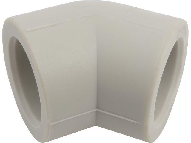 Колено ПП 25х45 сер. FV Plast