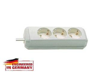 Удлинитель 1.5м (3 роз., 3.3кВт, с/з, ПВС) белый Brennenstuhl Eco-Line