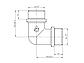 Колено 1/2" нар.-нар. с ограничителем, AV Engineering (инд. упак.), фото 2