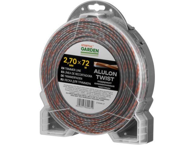 Леска ф 2.7 мм х 72 м витой квадрат сеч. ALULON TWIST STARTUL GARDEN