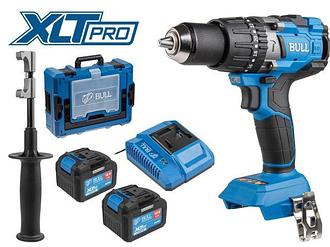 Аккум. дрель-шуруповерт BULL SR 1805 Xcase XLTpro, 2х6 А*ч, БЕСЩЕТ., 18 В, 120 Н*м, БЗП(мет.) 13 мм