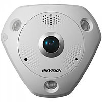 Мини Fisheye IP видеокамера 6мп Hikvision DS-2CD6362F-IVS