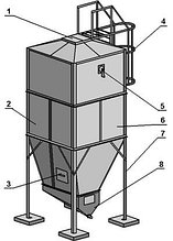 Бункер для хранения сыпучих кормов