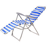 Кресло -Шезлонг  для сада, пляжа и дачи. 8 положений спинки. Шезлон для дачи К3, фото 3