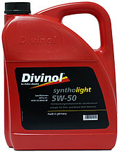 Моторное масло Divinol Syntholight 5W-50 (синтетическое моторное масло 5w50) 5 л.