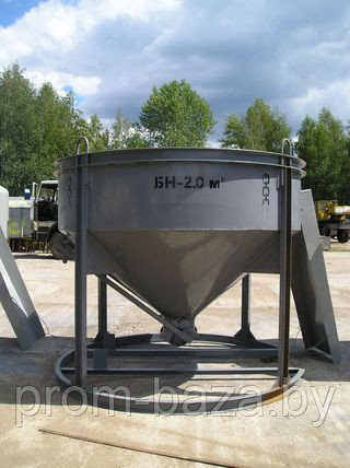 Бадья вертикальная неповоротная (рюмка) БН-3,0 лоток+воронка