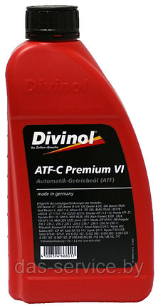Трансмиссионное масло АКПП Divinol АТF-C Premium VI (масло трансмиссионное для автоматических коробок) 1 л. , фото 2