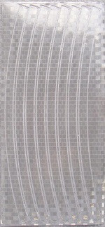 Набор светоотражающих накладок Vinca sport STA 114 silver