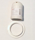 Патрон Е27 с кольцом, термопластик белый, фото 3