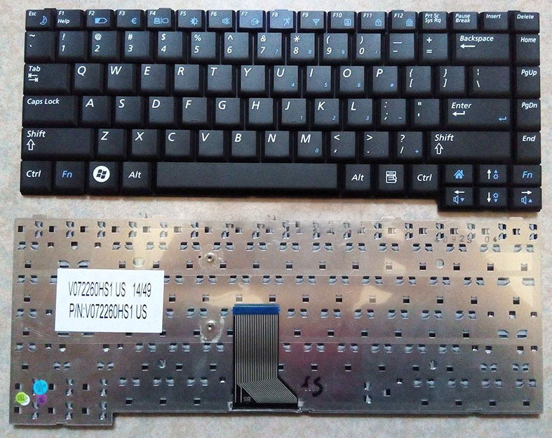 Клавиатура ноутбука SAMSUNG P510 - фото 1 - id-p37138803
