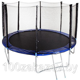 Батуты 3,72м (сетка+лестница)Trampoline Fitness 12FT-standart. Батут для улицы.