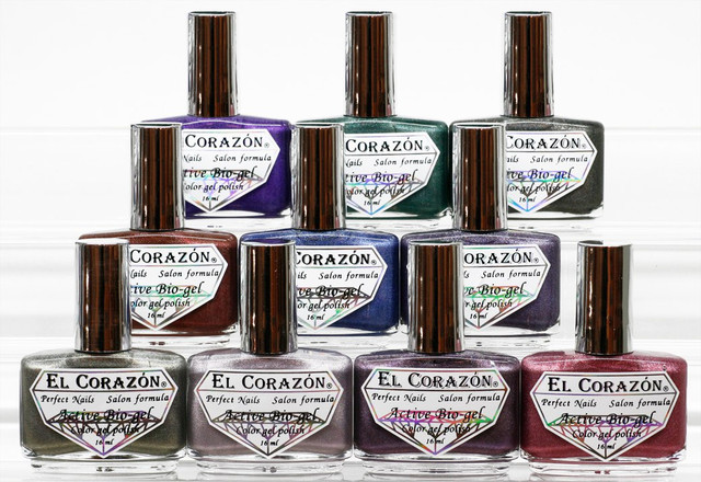 Цветной био-гель (лак лечебный для ногтей) El Corazon 