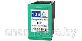 Струйный картридж Tri-colour  HP 136  SPI