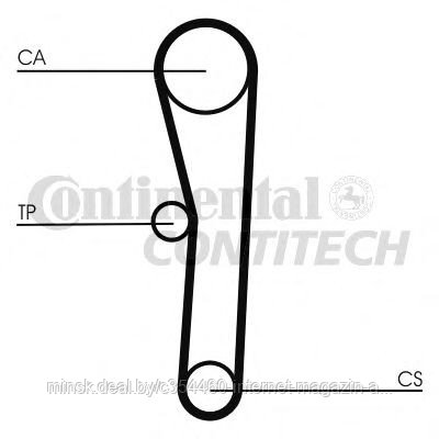 Комплект ремня ГРМ Mitsubishi Colt / Lancer - фото 1 - id-p37249932