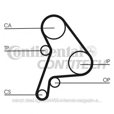 Комплект ремня ГРМ Seat Arosa, VW Polo/ Lupo - фото 1 - id-p37250362