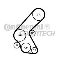 Комплект ремня ГРМ Opel Astra 1.7TDi 16V