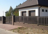 Евроштакетник металлический для забора его разновидности