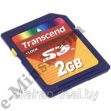 Карта памяти SD (не SDHC!) 2Gb Transcend (TS2GSDC)