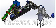 Комплекс для производства гранул из ПЭ, ПП