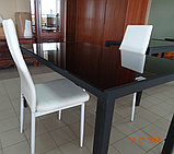 Стеклянный обеденный  стол А-138 Кухонный   стол 130*80, фото 2