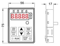 Выносная панель INVT GD100_LED_JP_01