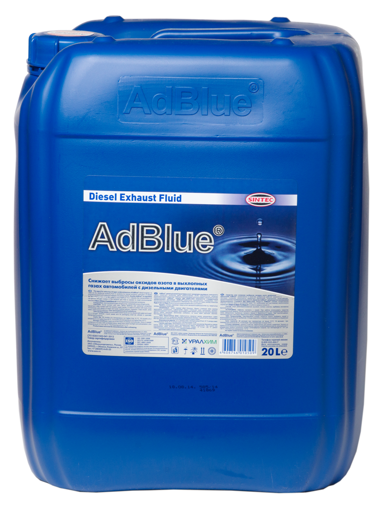 Реагент AdBlue для системы SCR канистра 20 литров