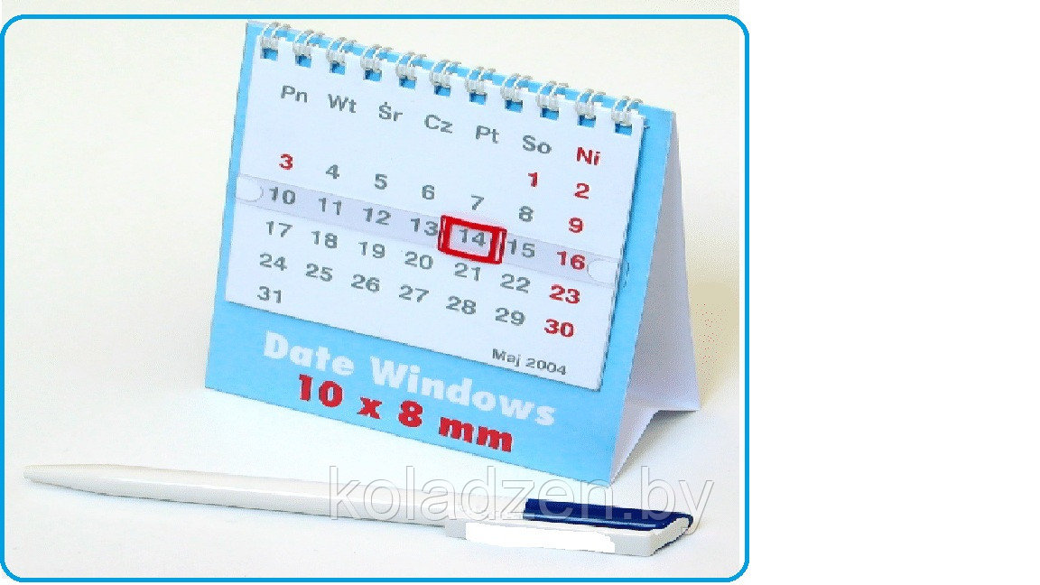 Мини-указатель даты для календарей домиков