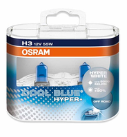 Автолампа OSRAM H3 Cool Blue Hyper+ 5000K off road