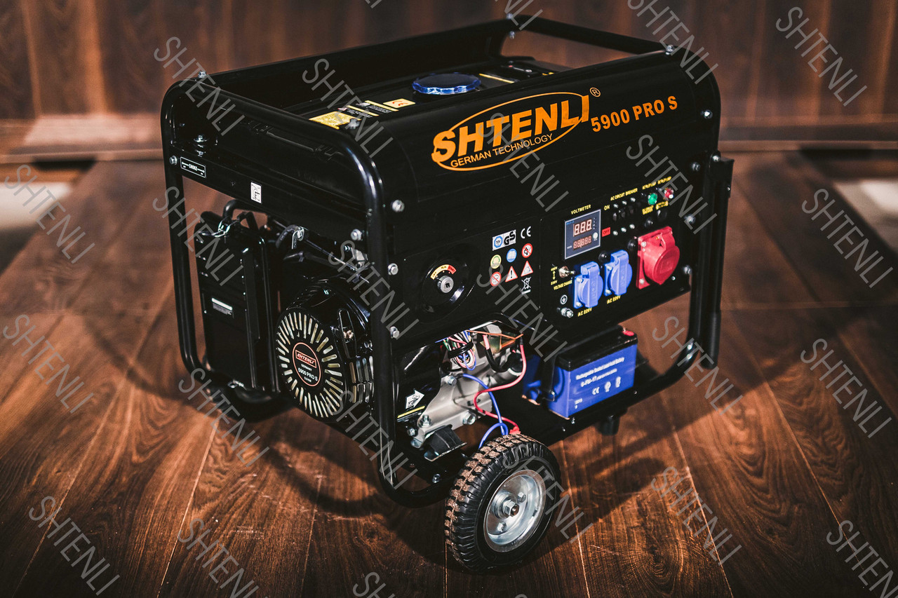 Бензиновый генератор SHTENLI PRO 5900-S (трехфазный, электростартер) - фото 8 - id-p6516390