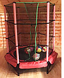  Детский  батут с защитной сеткой 55INCH (140см) bebon sports, фото 2