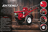 Тяжелый дизельный Мотоблок SHTENLI G-192 c дифференциалами (12 л.с., колеса 6,5х12, вес 320 кг), фото 7