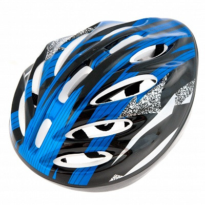 Шлем защитный взрослый, размер M - L, синий, красный - фото 4 - id-p37433425