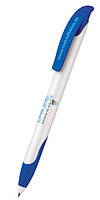Ручка шариковая Senator Challenger Soft 2417 бело-голубой, фото 1