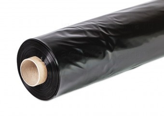 Черная полиэтиленовая пленка "Стандарт" 3/150 ширина 1,5 метра рукав (в развороте 3м)