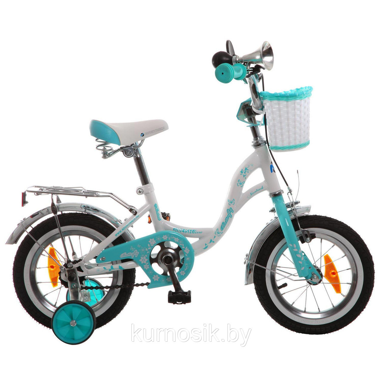 Велосипед детский NOVATRACK BUTTERFLY 16'' от 3 до 5 лет, фото 1