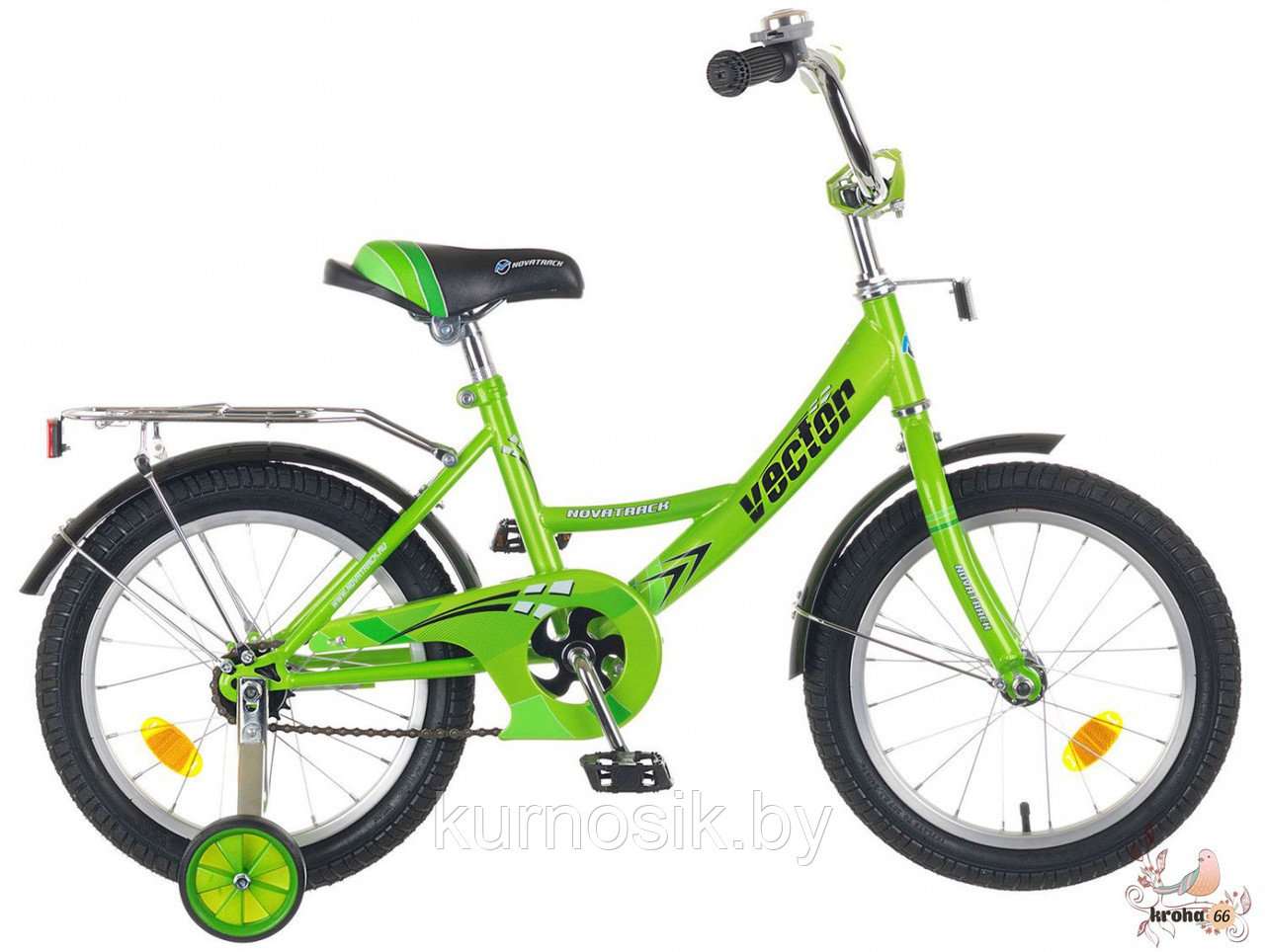 Детский велосипед Novatrack Vector 16" от 5 до 7 лет
