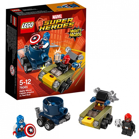 Конструктор Лего 76065 Капитан Америка против Красного Черепа Lego Super Heroes
