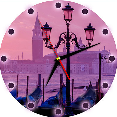 Настенные часы из стекла "Венеция" арт.31612