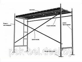 Рамные строительные леса ЛРСП-40 (новые)