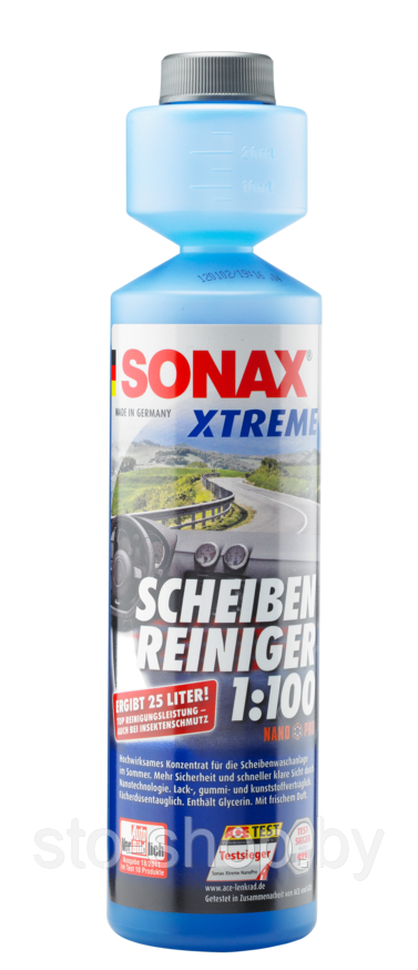 Sonax Xtreme 271 141 Жидкость летняя для стеклоомывателя концентрат 1:100 с дозатором ЛИМОН 250мл