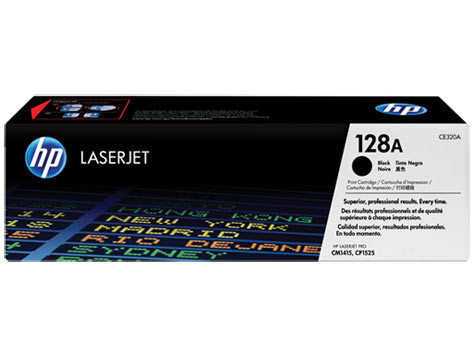 Картридж 128A/ CE320A (для HP Color LaserJet Pro CM1410/ CM1415/ CP1520/ CP1525) чёрный