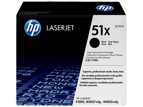 Картридж 51X/ Q7551X (для HP LaserJet P3005/ M3027/ M3035)