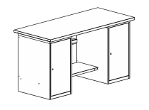 Верстаки слесарные ВМС 7 1600мм