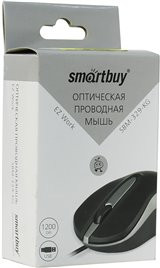 Мышь проводная SmartBuy 329 черно-серая (SBM-329-KG) - фото 2 - id-p37704353
