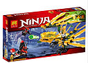 Конструктор Золотой Ниндзяго NINJA Ninjago  Золотой дракон 79112 , 252 детали, аналог лего Ниндзя го 70503, фото 2