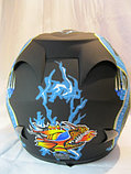 Шлем JX110 черно-синий матовый., фото 7