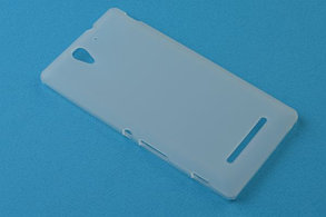 Чехол-накладка для Sony Xperia C3 чехол-накладка (силикон) белый