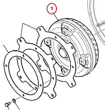 ГИДРОТРАНСФОРМАТОР KOMATSU WB93/97R/S-5, б/у